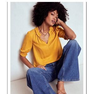 Boden Ria Short Sleeve Top Size 12